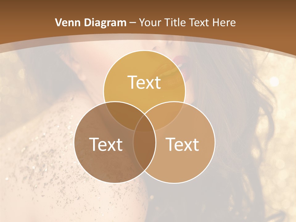 Salon One Golden PowerPoint Template