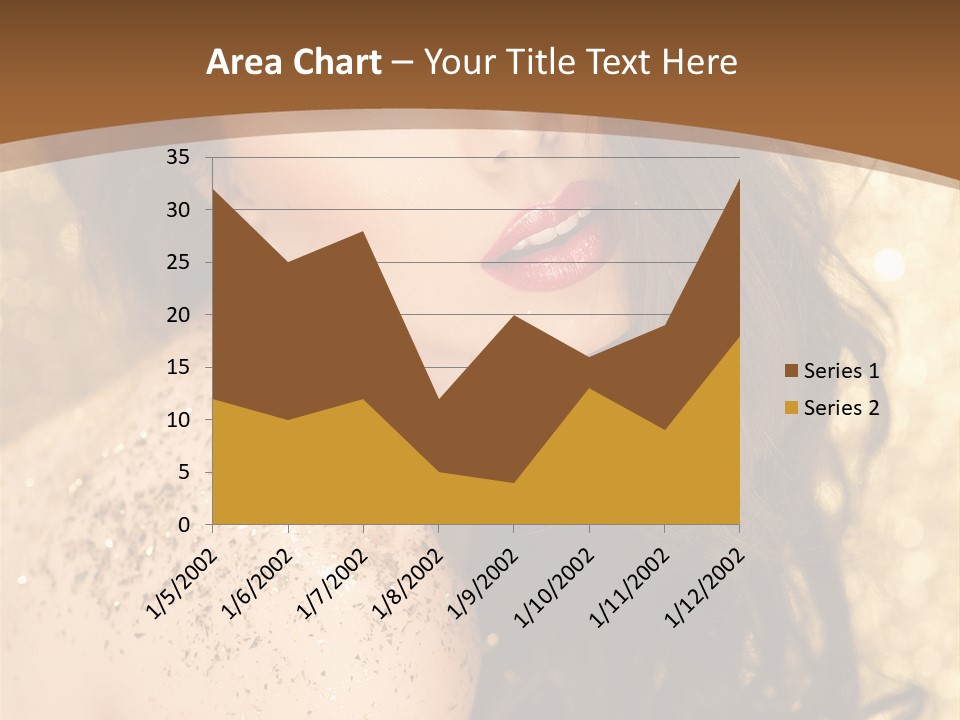 Salon One Golden PowerPoint Template