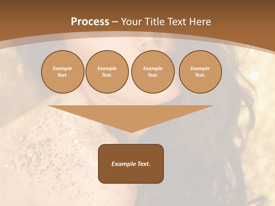 Salon One Golden PowerPoint Template