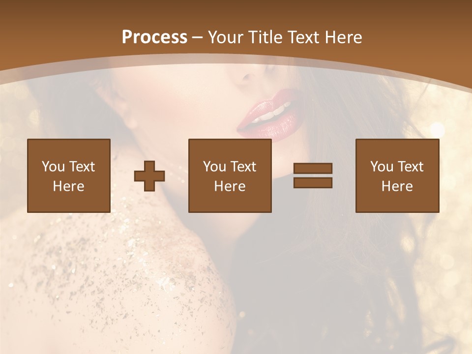 Salon One Golden PowerPoint Template