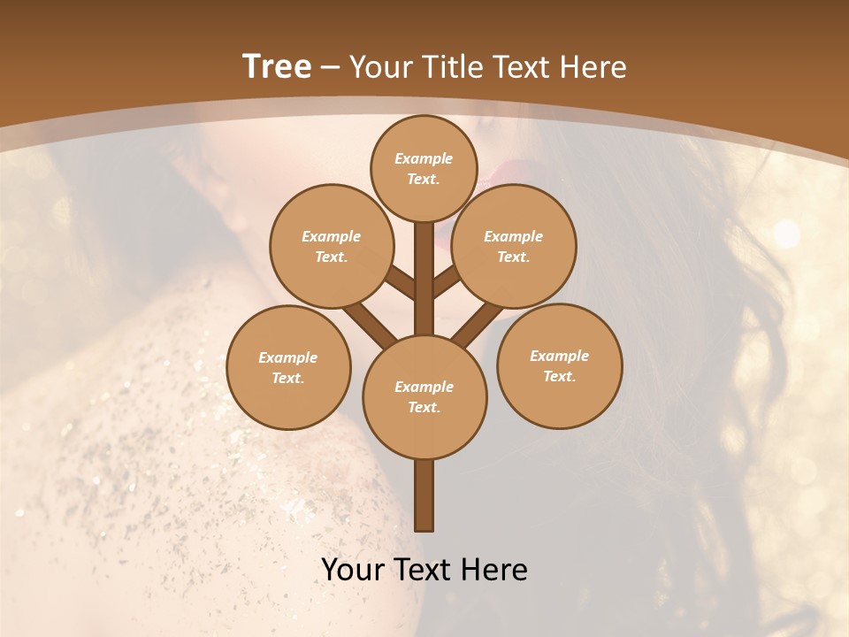 Salon One Golden PowerPoint Template