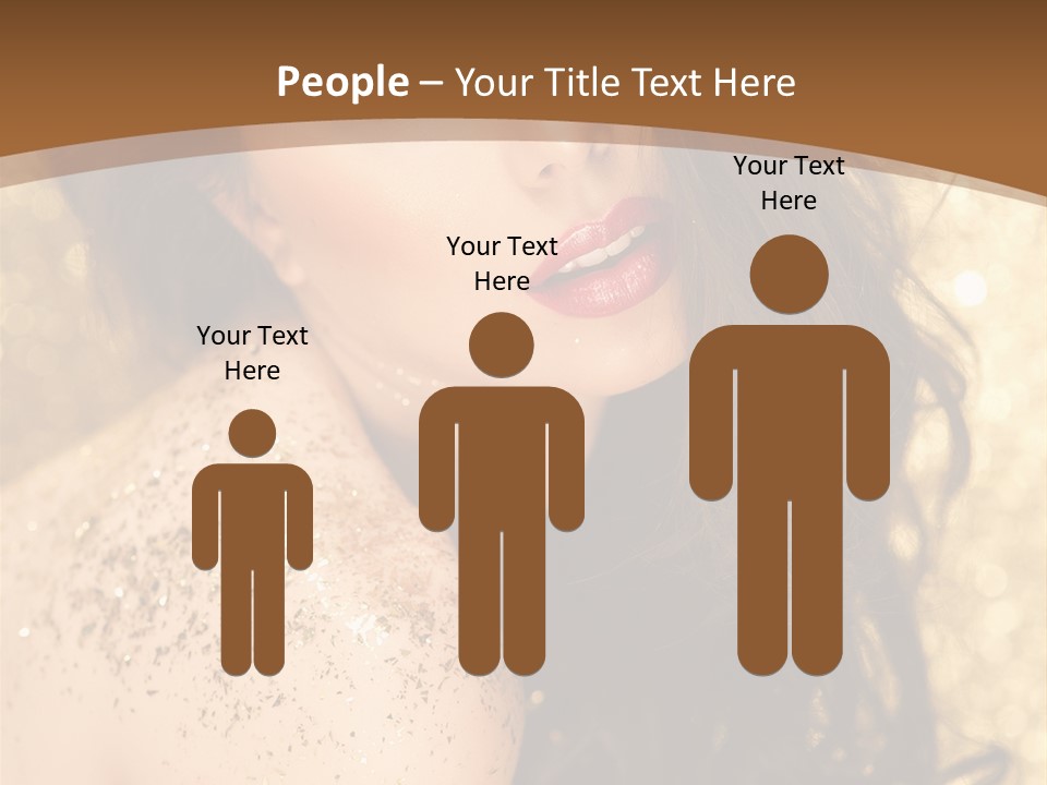 Salon One Golden PowerPoint Template