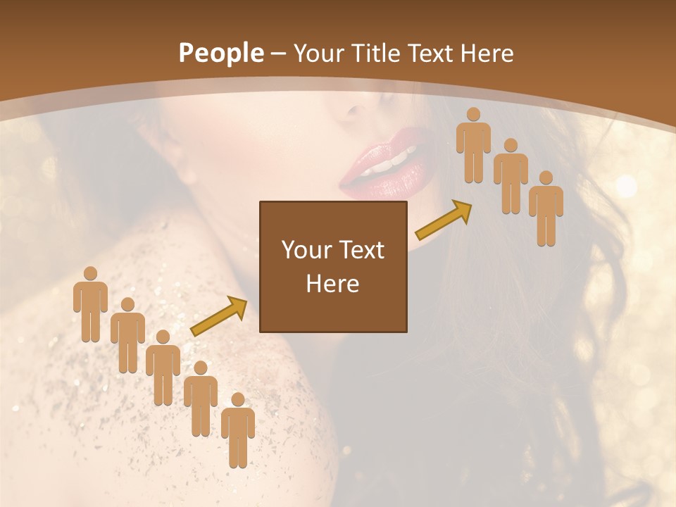 Salon One Golden PowerPoint Template