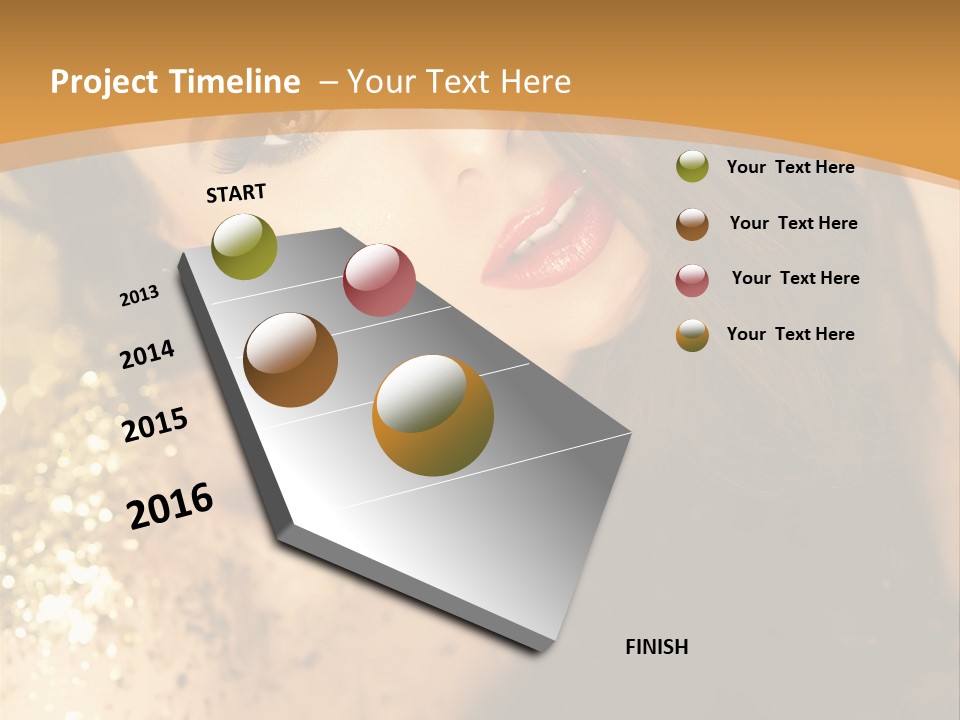 Artistic Cosmetics Surprise PowerPoint Template