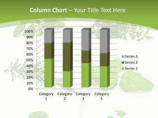 Herb Basil Cook PowerPoint Template