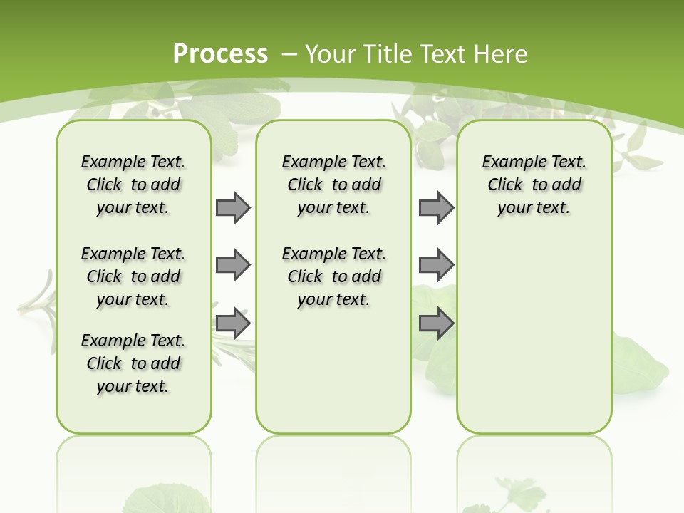 Herb Basil Cook PowerPoint Template