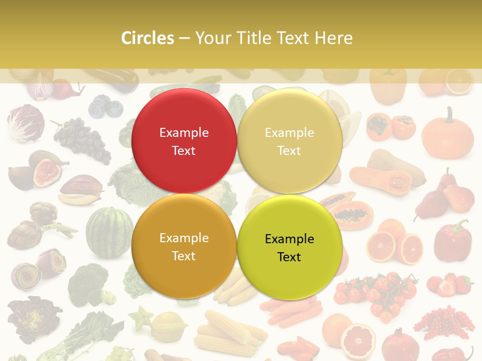 Tropical Onion Ingredient PowerPoint Template
