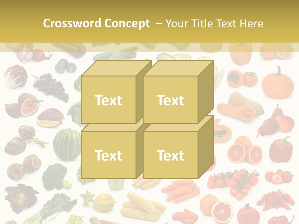 Tropical Onion Ingredient PowerPoint Template
