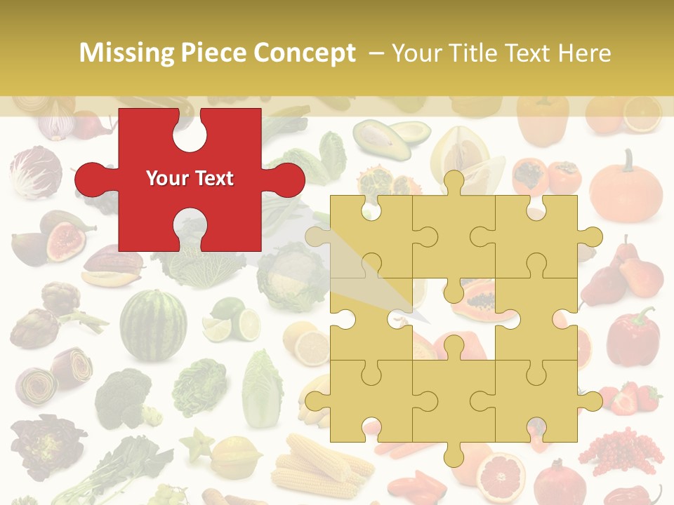 Tropical Onion Ingredient PowerPoint Template