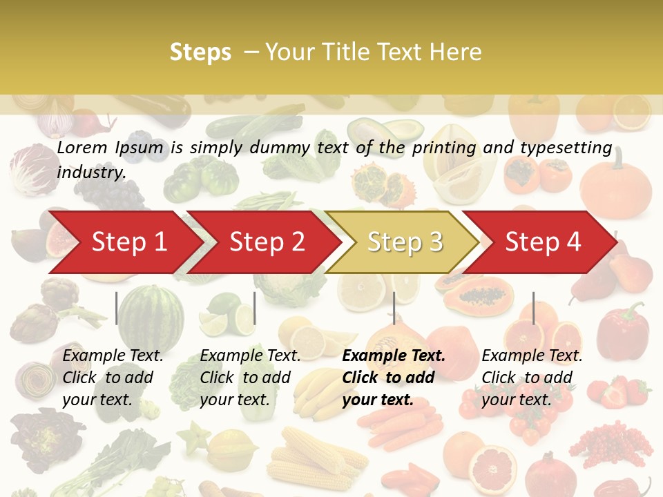 Tropical Onion Ingredient PowerPoint Template