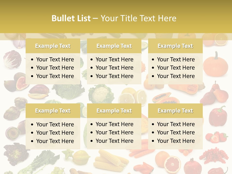 Tropical Onion Ingredient PowerPoint Template