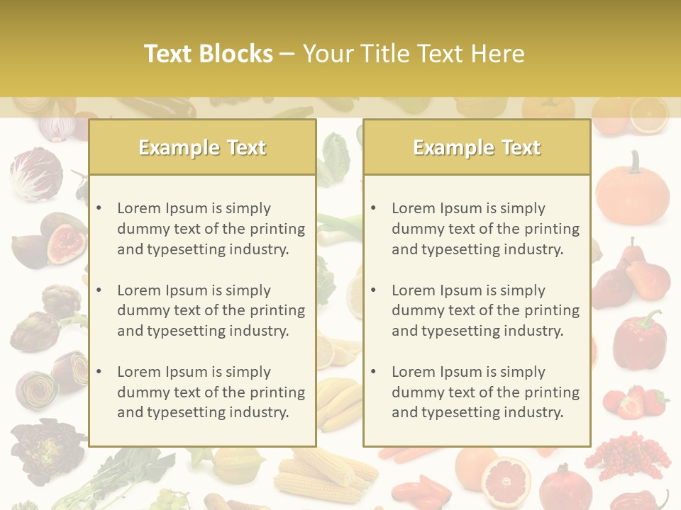 Tropical Onion Ingredient PowerPoint Template