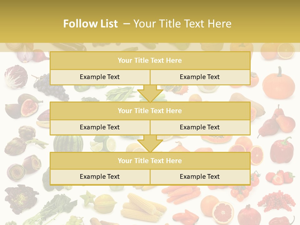 Tropical Onion Ingredient PowerPoint Template