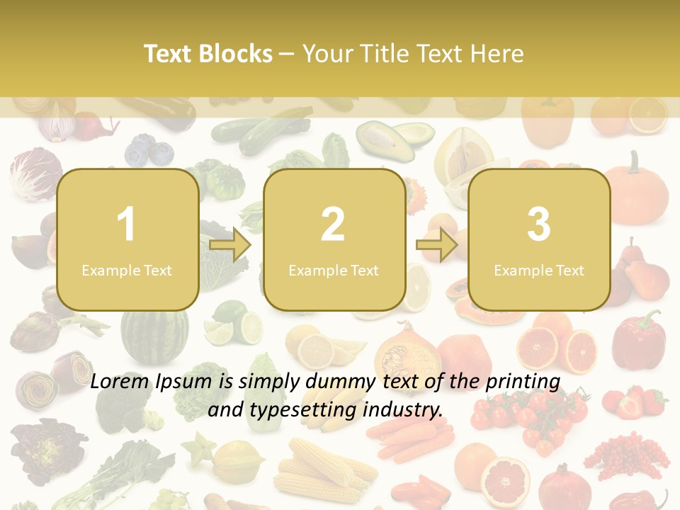 Tropical Onion Ingredient PowerPoint Template