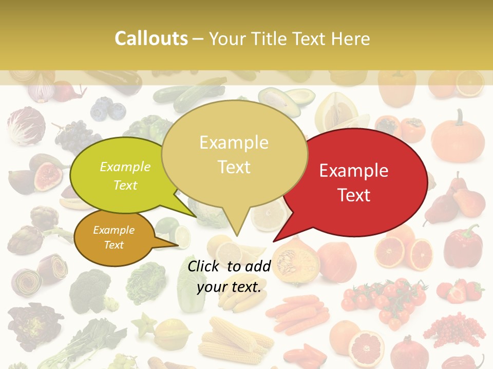 Tropical Onion Ingredient PowerPoint Template