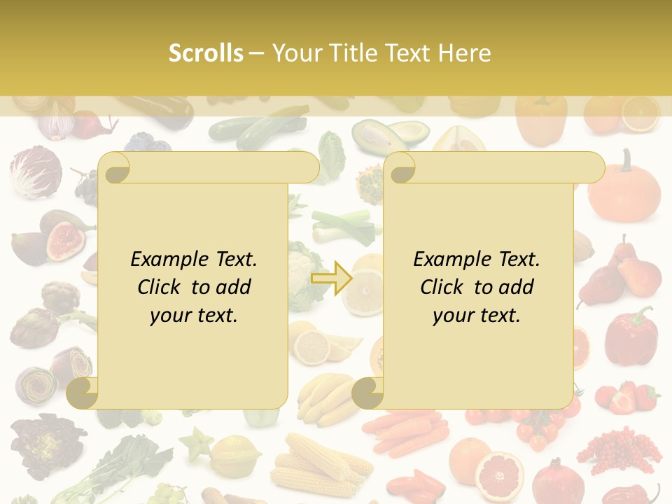 Tropical Onion Ingredient PowerPoint Template