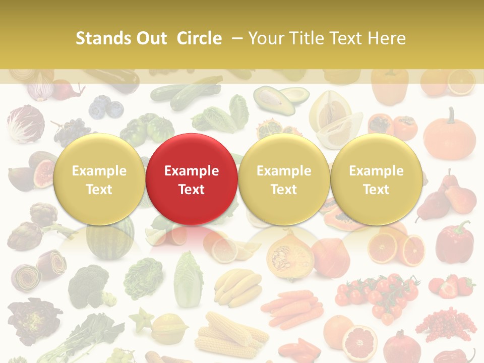 Tropical Onion Ingredient PowerPoint Template