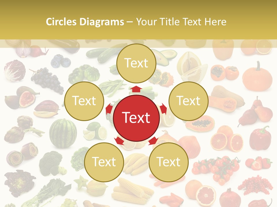 Tropical Onion Ingredient PowerPoint Template