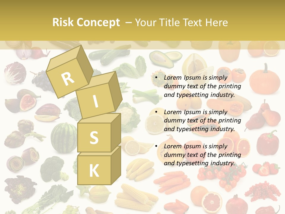 Tropical Onion Ingredient PowerPoint Template