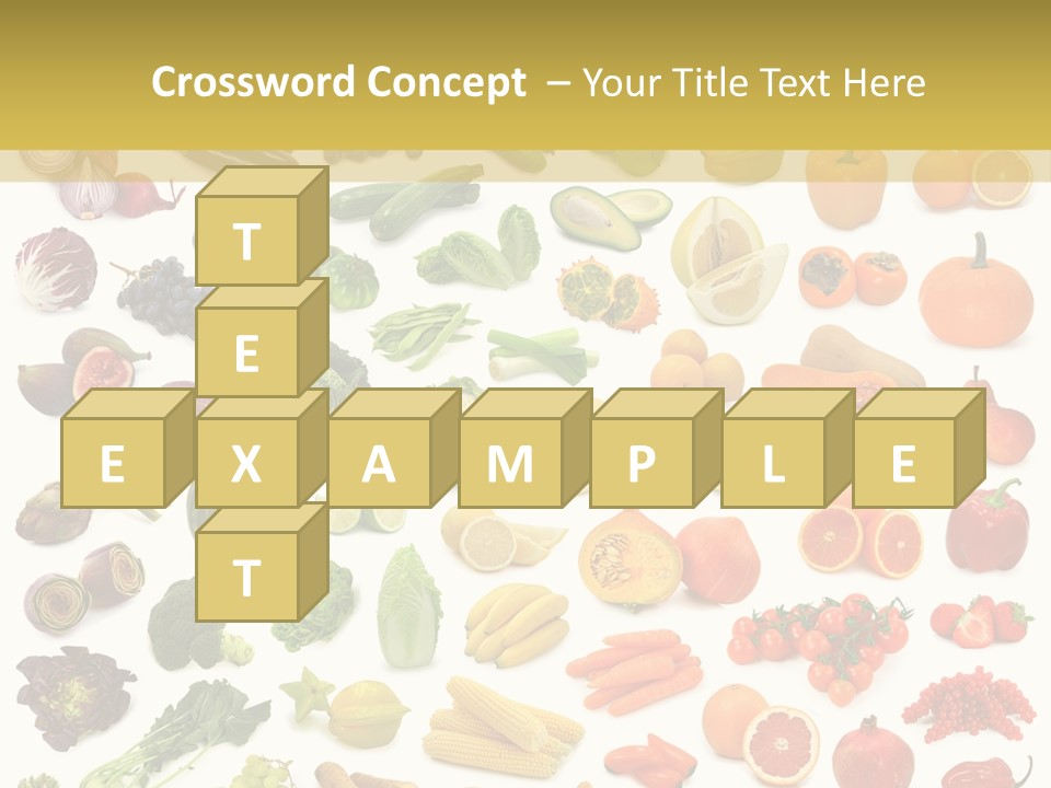 Tropical Onion Ingredient PowerPoint Template