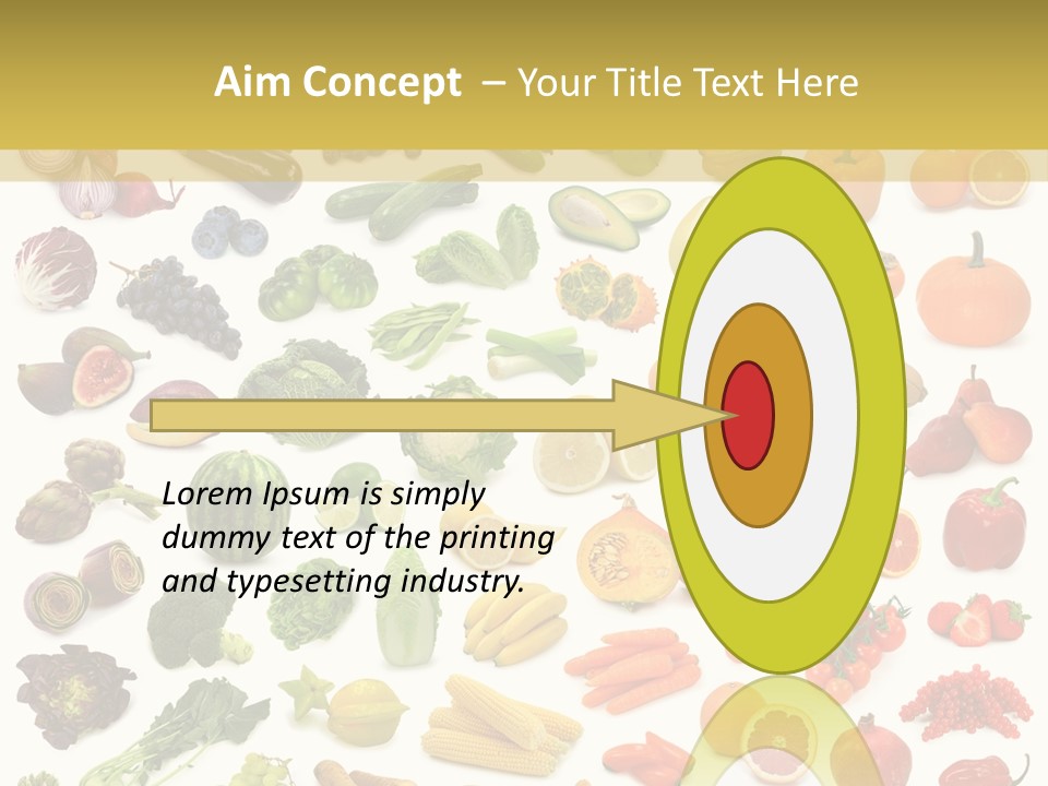 Tropical Onion Ingredient PowerPoint Template