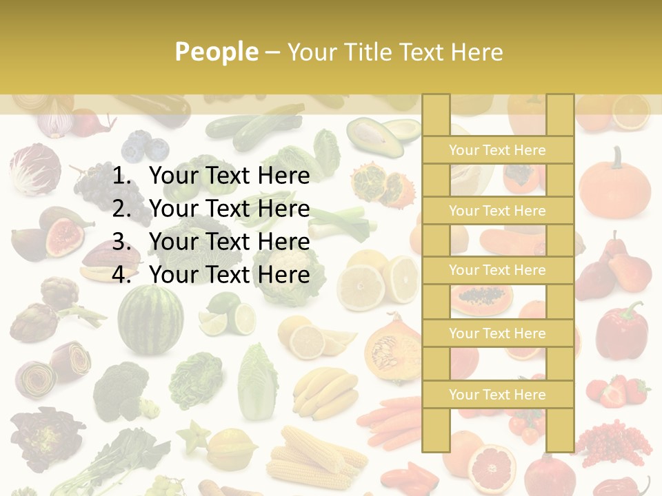 Tropical Onion Ingredient PowerPoint Template