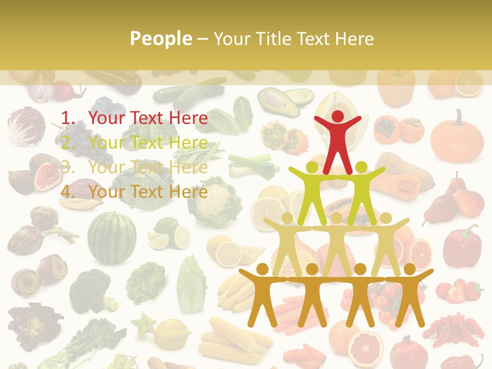 Tropical Onion Ingredient PowerPoint Template