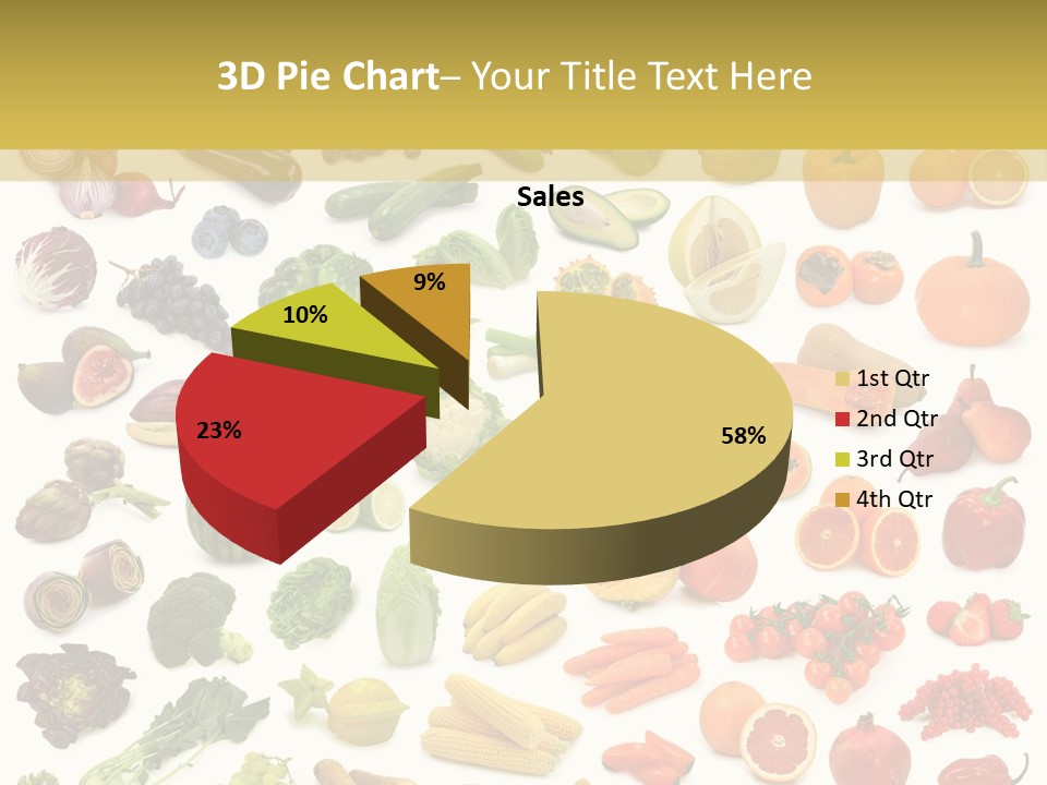 Tropical Onion Ingredient PowerPoint Template