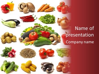 Paprika Background Viticulture PowerPoint Template