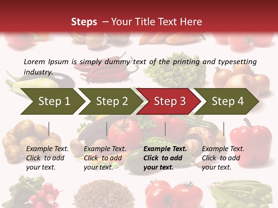 Paprika Background Viticulture PowerPoint Template