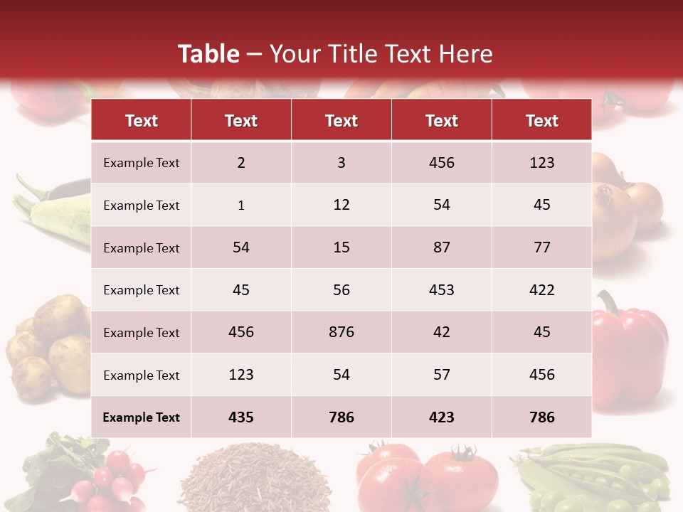 Paprika Background Viticulture PowerPoint Template
