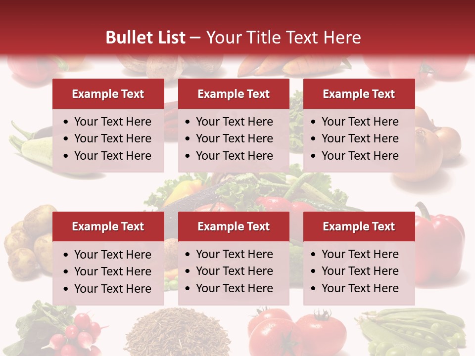 Paprika Background Viticulture PowerPoint Template