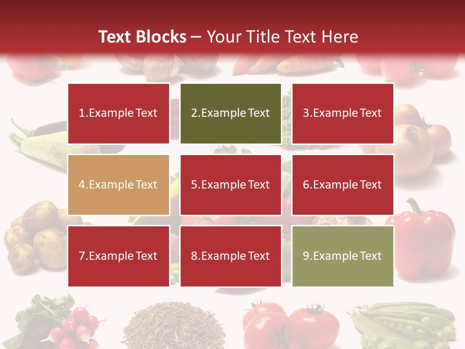 Paprika Background Viticulture PowerPoint Template