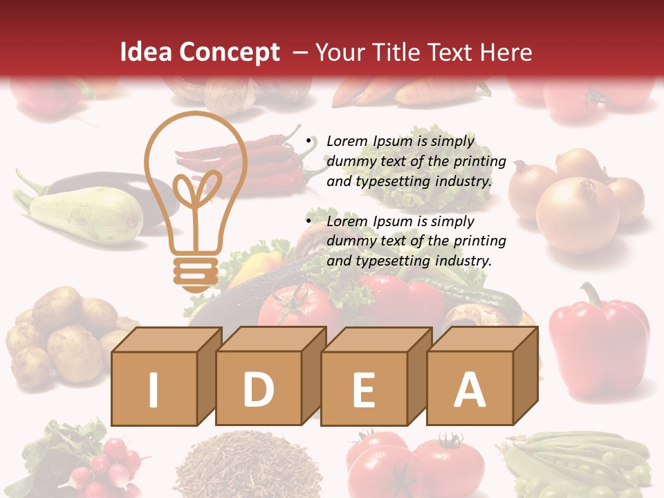 Paprika Background Viticulture PowerPoint Template