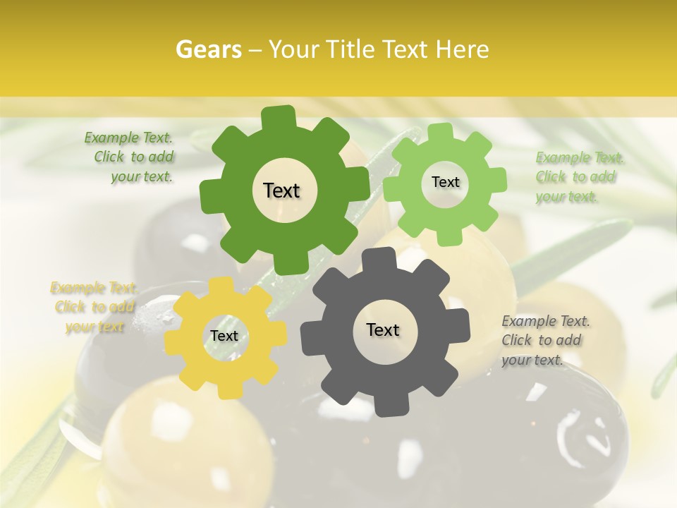 Vorspeise Obst Ern PowerPoint Template