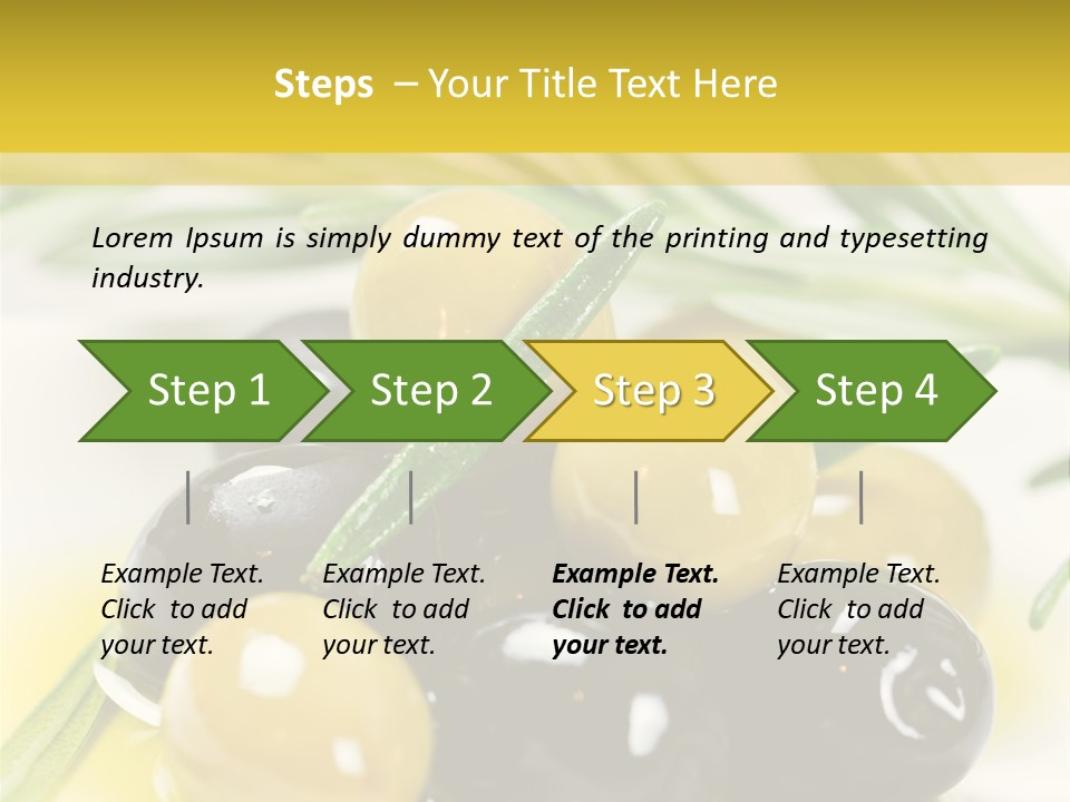 Vorspeise Obst Ern PowerPoint Template