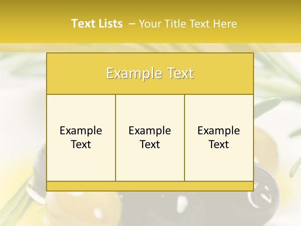Vorspeise Obst Ern PowerPoint Template