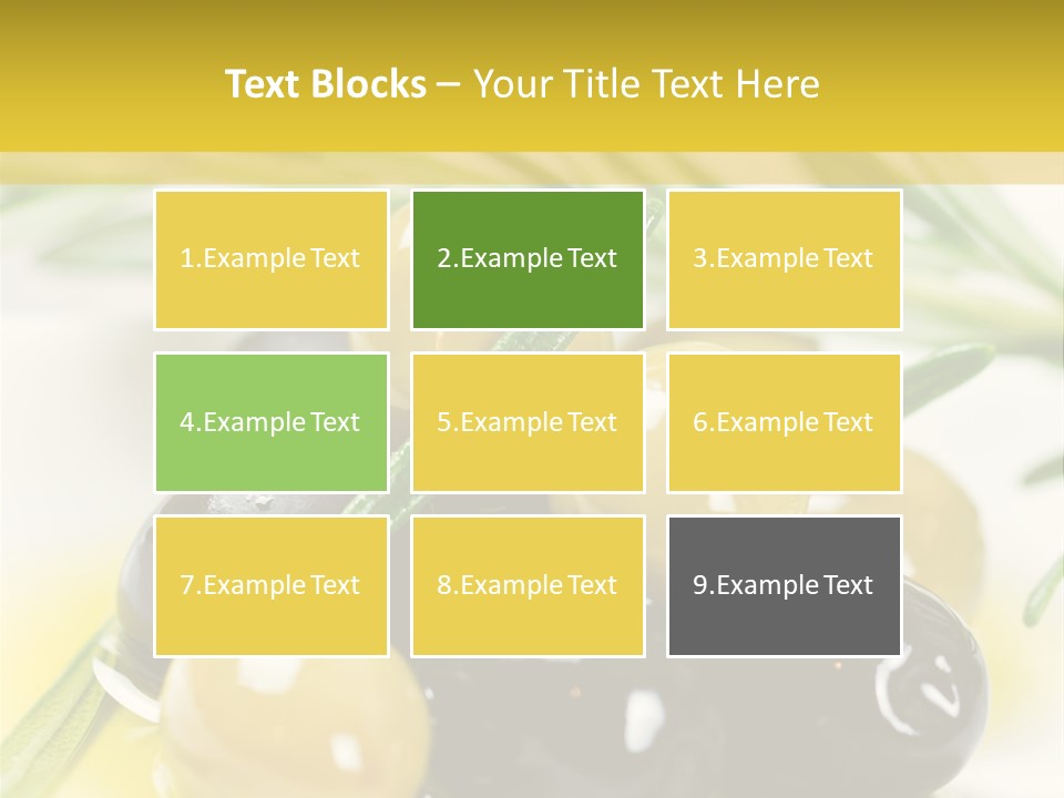 Vorspeise Obst Ern PowerPoint Template