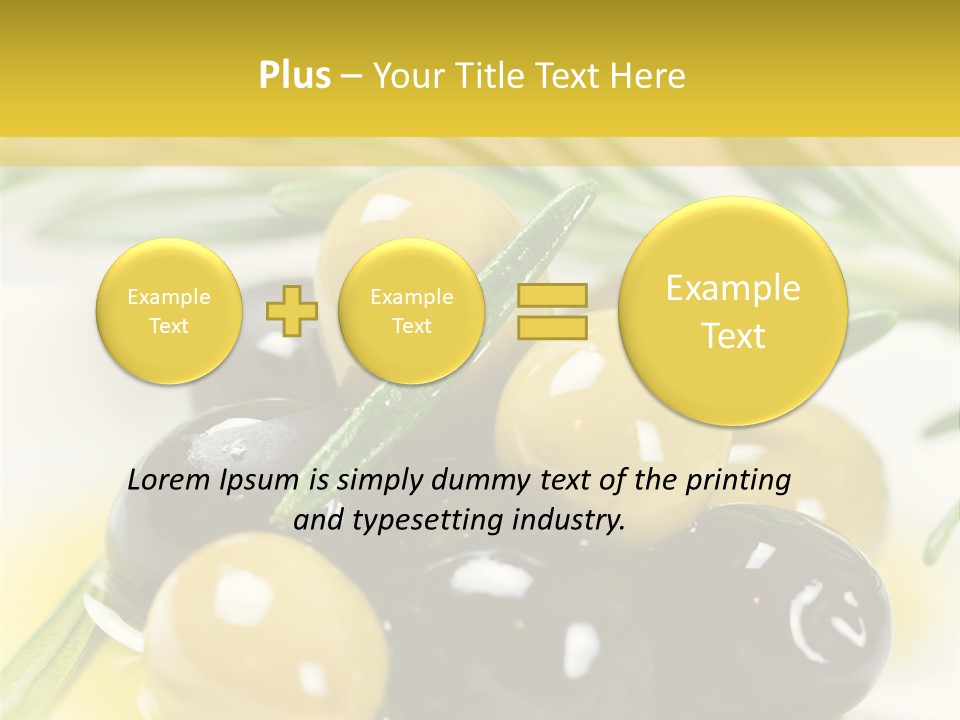 Vorspeise Obst Ern PowerPoint Template