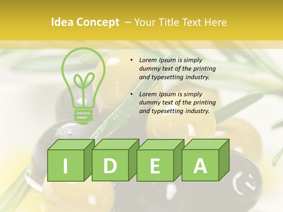 Vorspeise Obst Ern PowerPoint Template