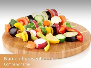 Radishes Natural Eat PowerPoint Template