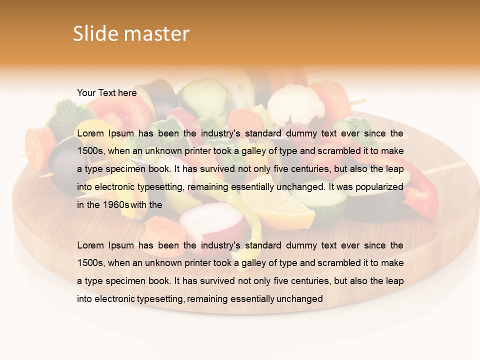 Radishes Natural Eat PowerPoint Template