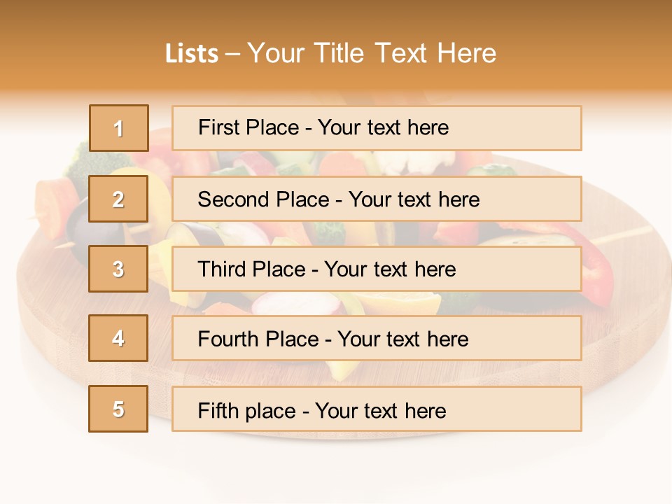 Radishes Natural Eat PowerPoint Template