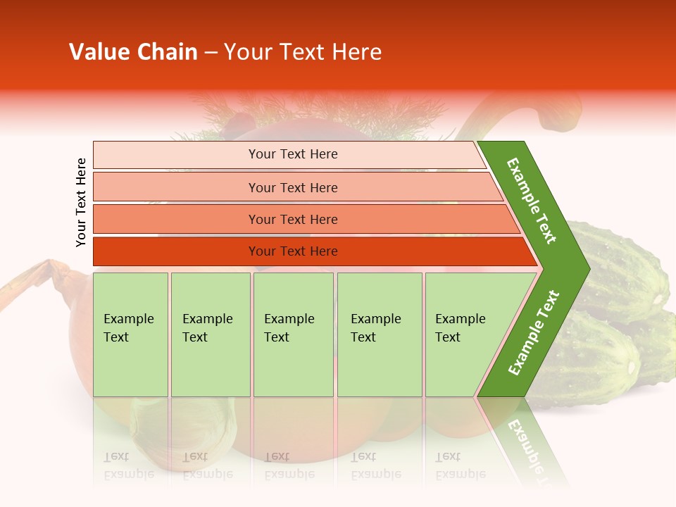 A Group Of Different Types Of Vegetables On A White Background PowerPoint Template