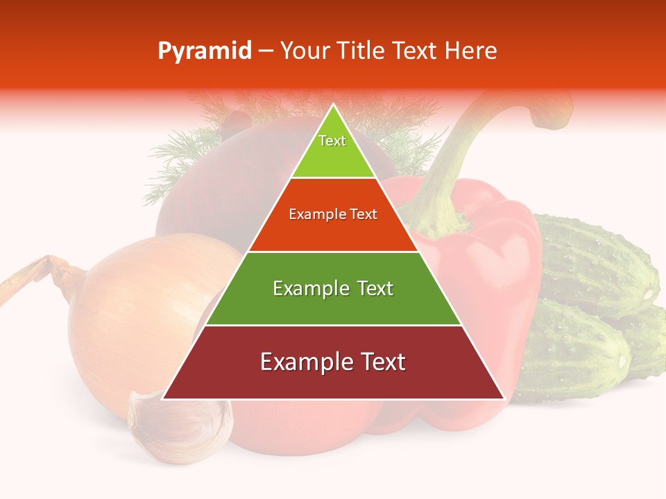 A Group Of Different Types Of Vegetables On A White Background PowerPoint Template