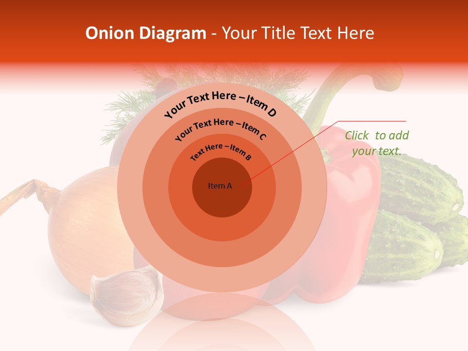 A Group Of Different Types Of Vegetables On A White Background PowerPoint Template