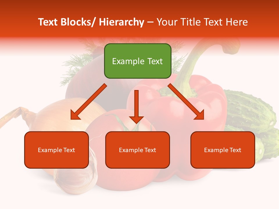 A Group Of Different Types Of Vegetables On A White Background PowerPoint Template