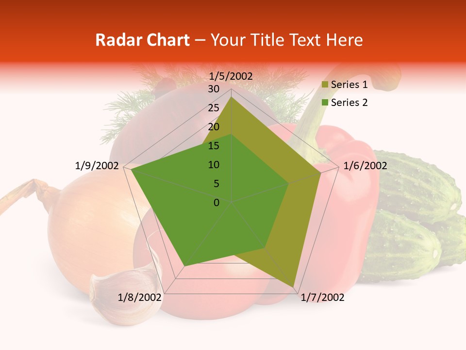 A Group Of Different Types Of Vegetables On A White Background PowerPoint Template
