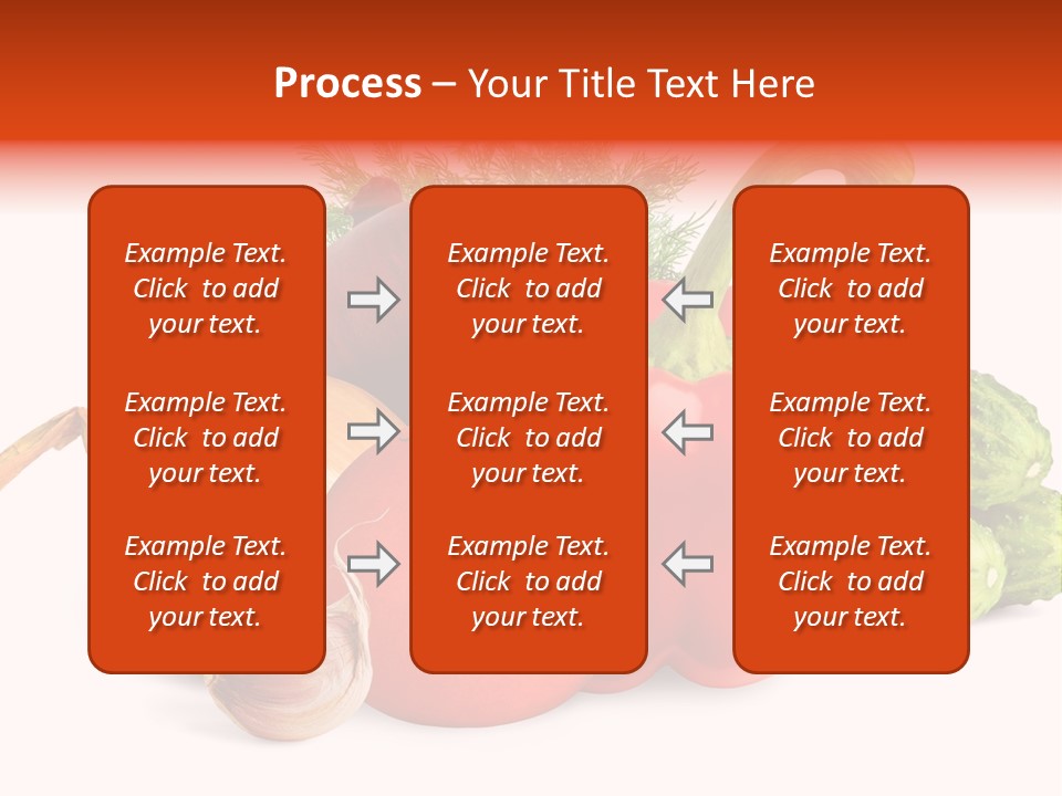 A Group Of Different Types Of Vegetables On A White Background PowerPoint Template