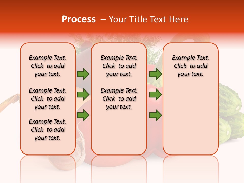 A Group Of Different Types Of Vegetables On A White Background PowerPoint Template